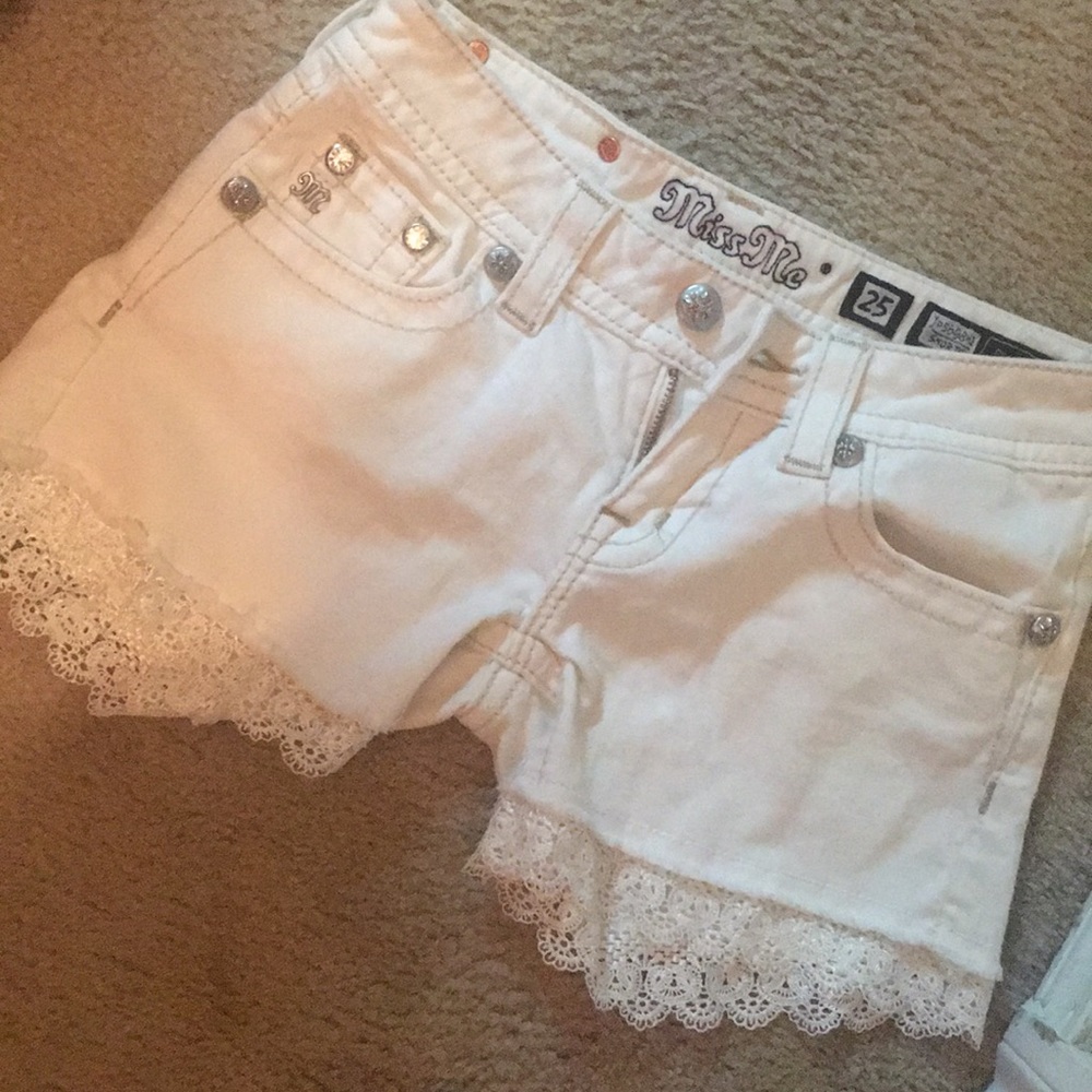 miss me white shorts